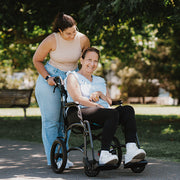 Person in Wheelchair enjoying being outside